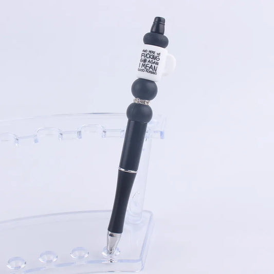 Here We Fucking Go Again Coffee Cup Pen