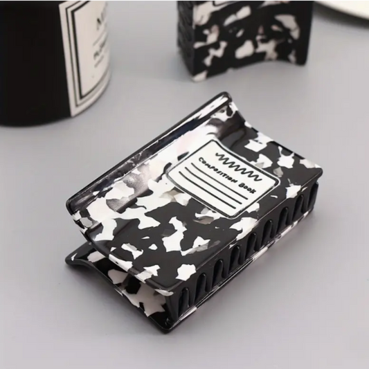 notebook hair claw