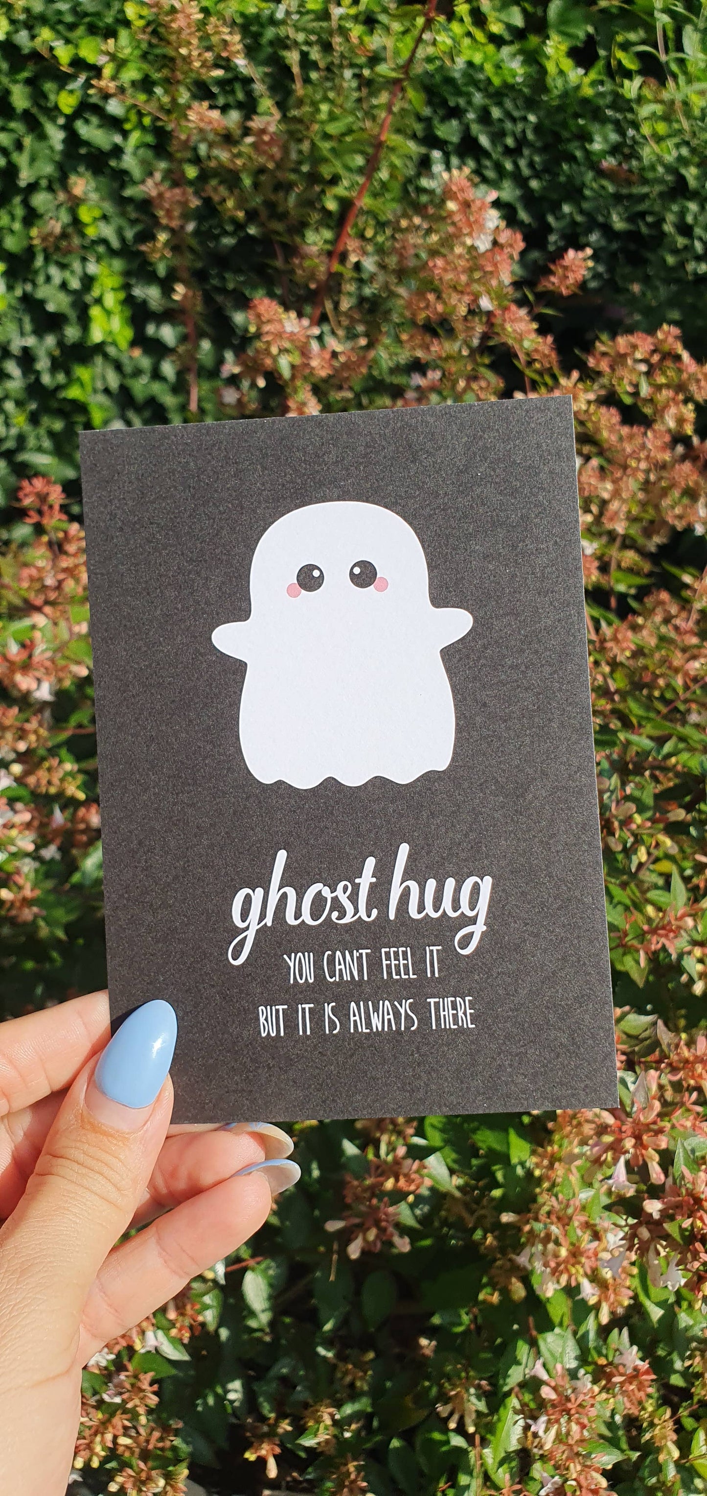 Ghost hug Postcard