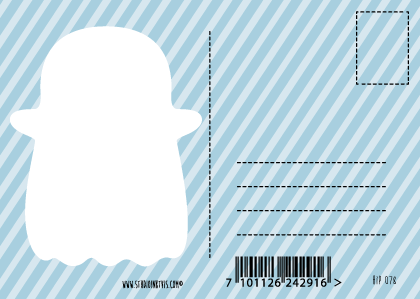 Ghost hug Postcard