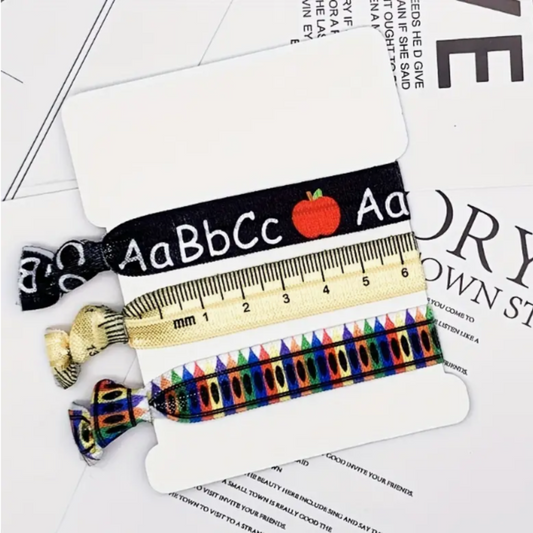 School hair ties
