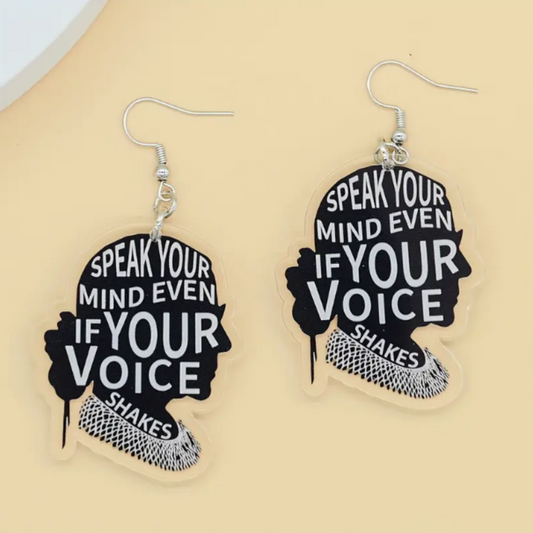 RBG earrings