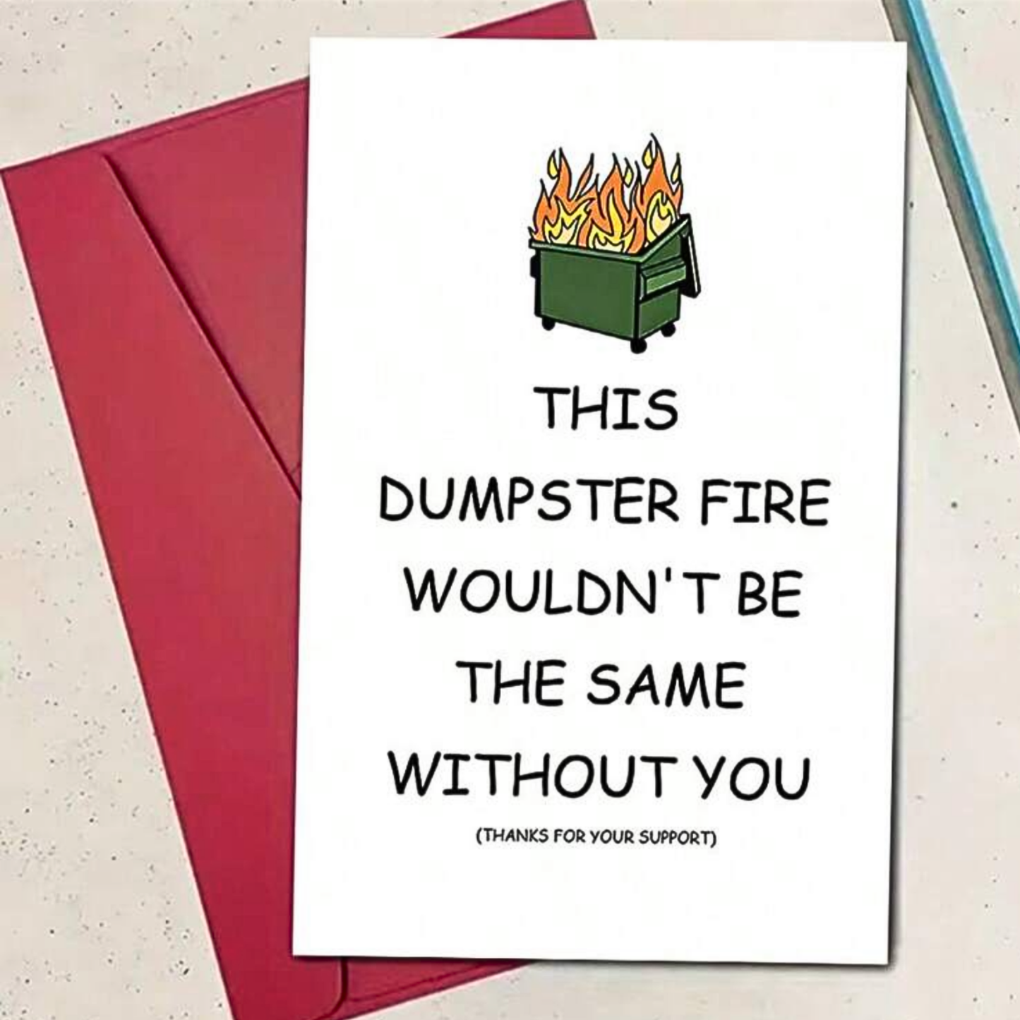 Dumpster Fire Card