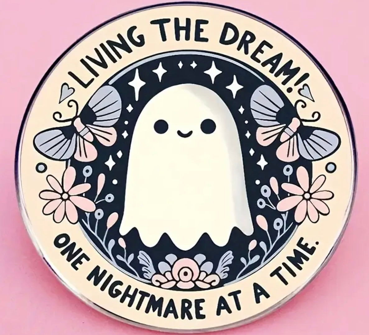 Living the dream pin