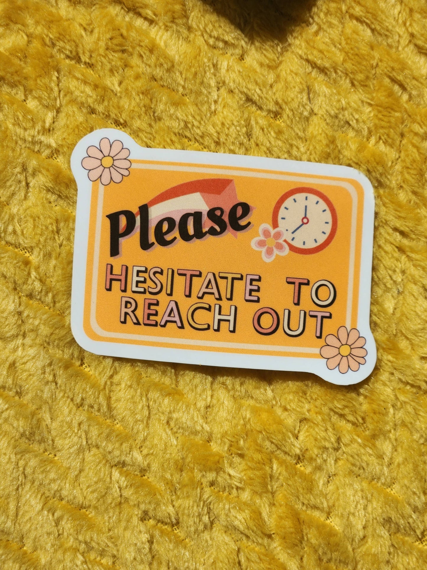 Hesitate to reach out sticker snarky email corporate: Holographic