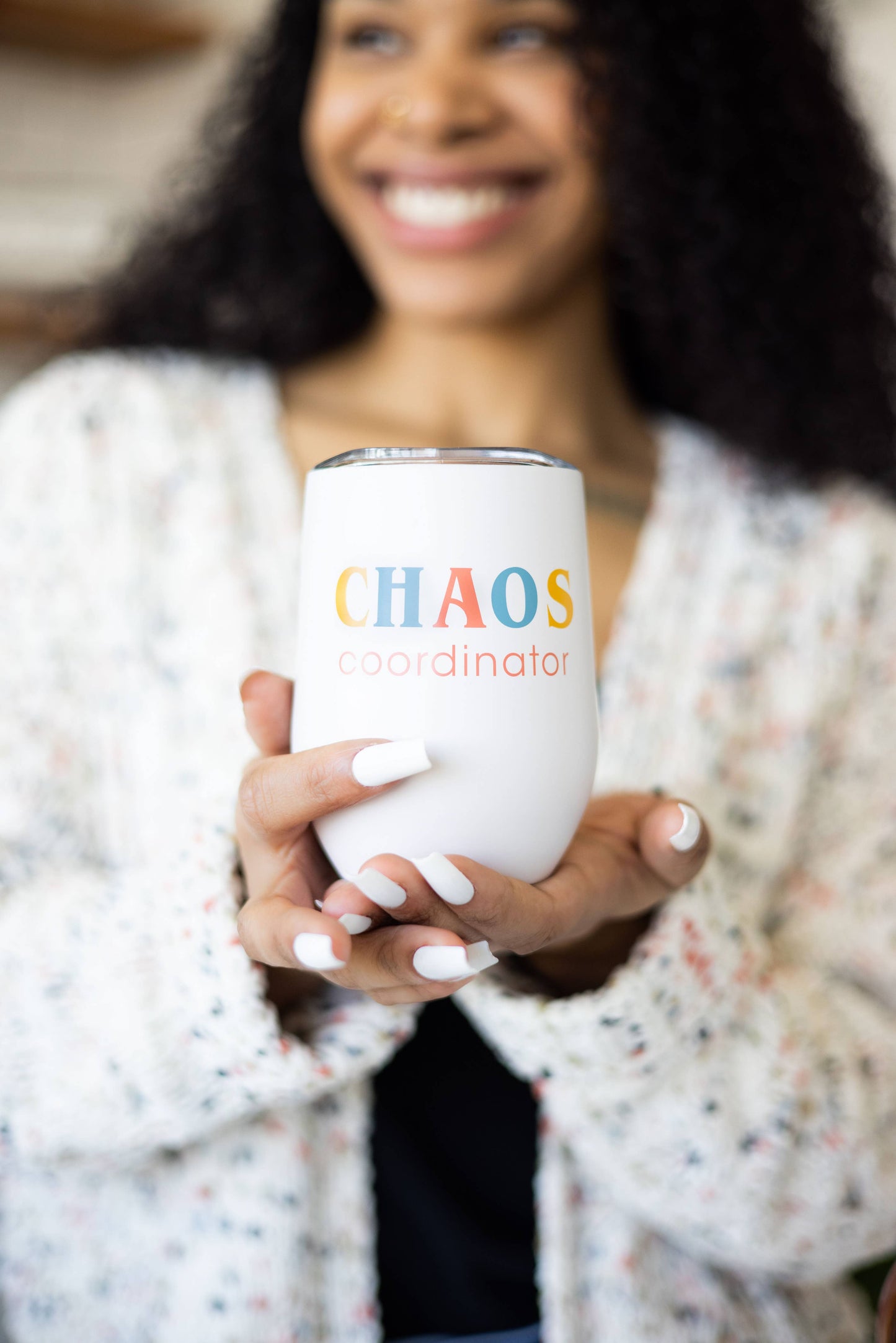 "Chaos Coordinator" Wine Tumbler