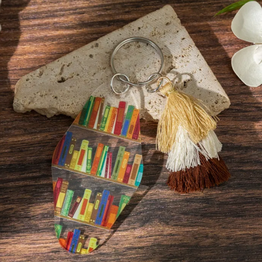 Book lover keychain