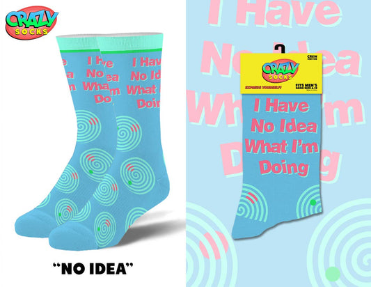 No Idea what I'm doing- Womens Crew socks