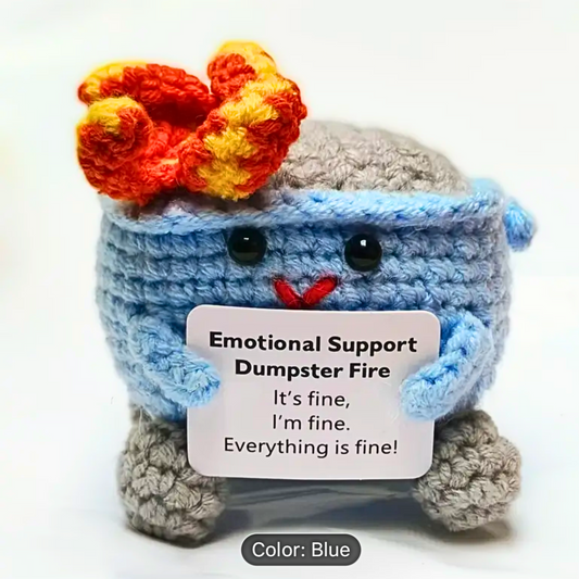 Crocheted Lil’ Dumpster Fire