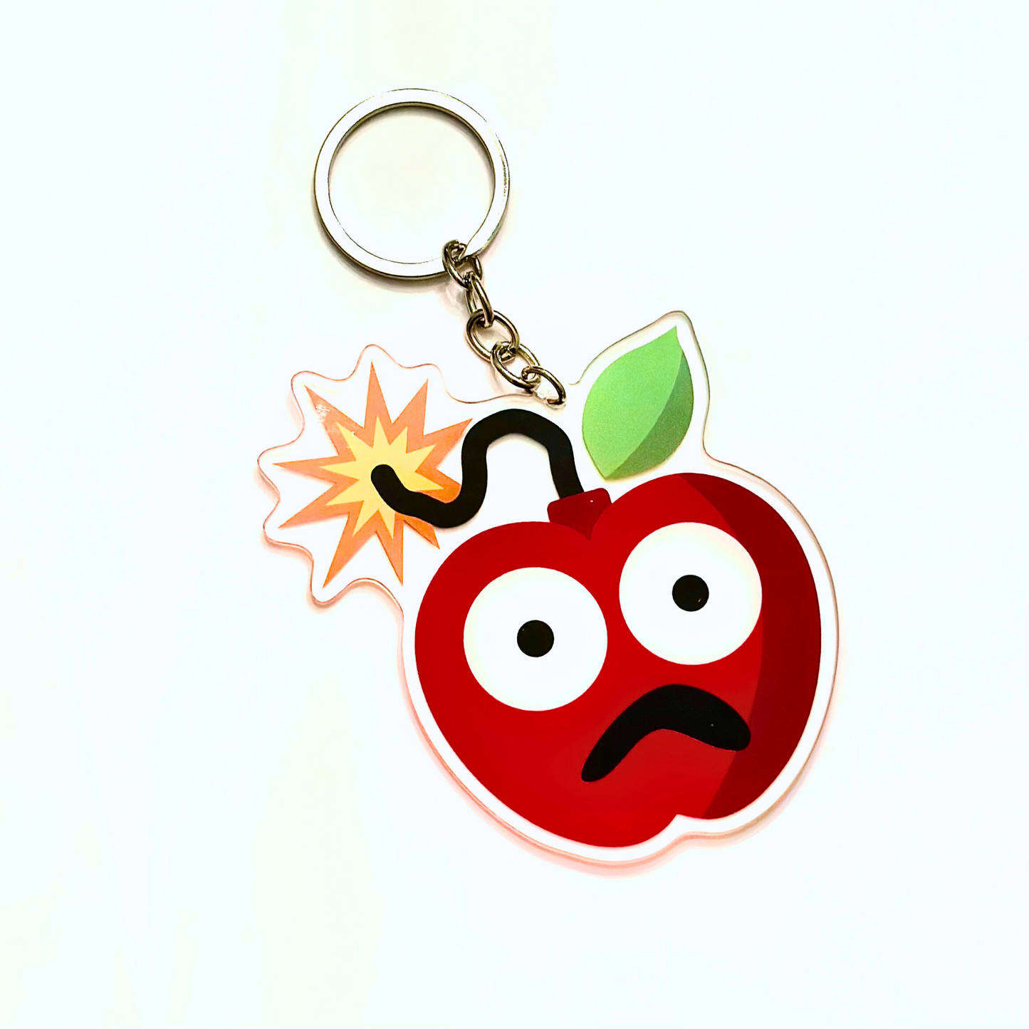 TM Apple Bomb Keychain