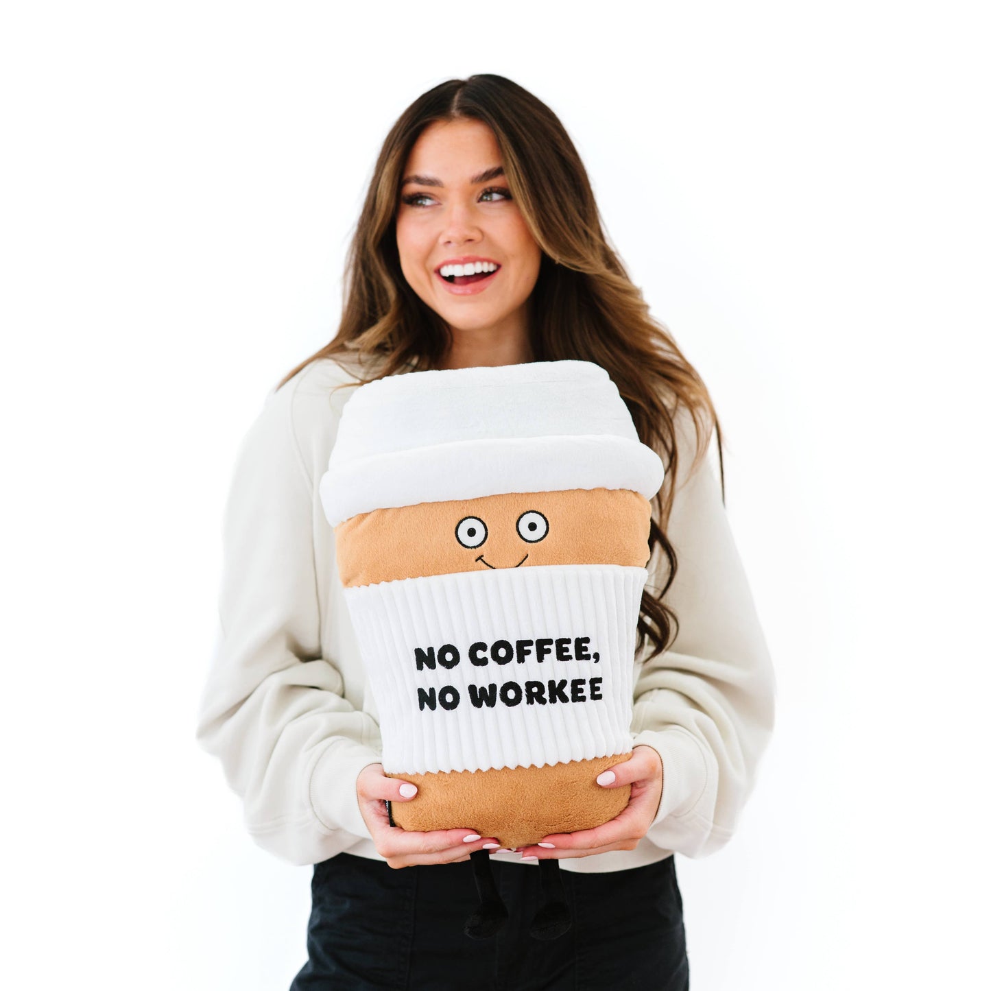 HUGE Coffee Pillow Plushie