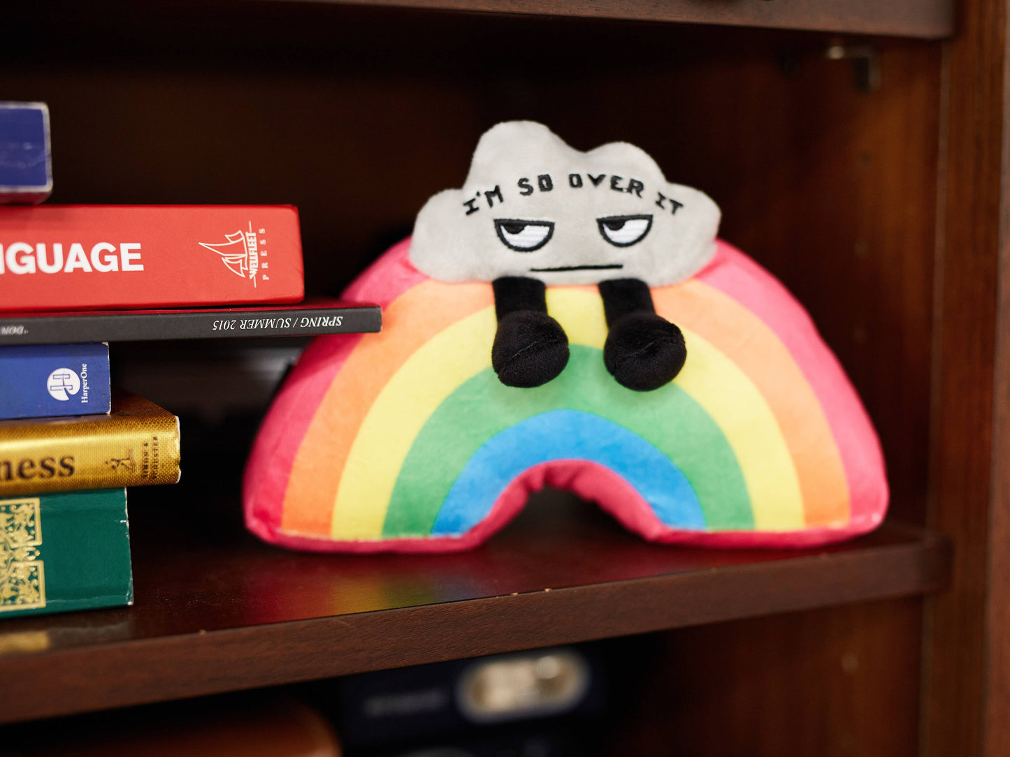 Rainbow Snarky Plushie, Great Gift