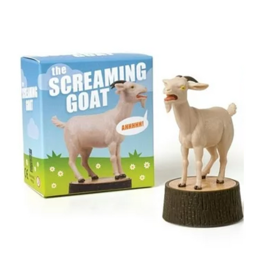 Screaming Goat Figurine