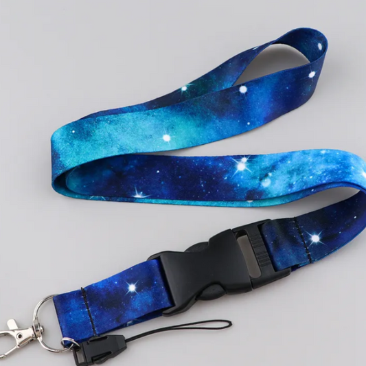 Galaxy Lanyard in blue