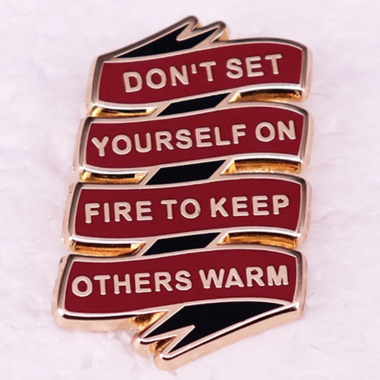 On fire pin