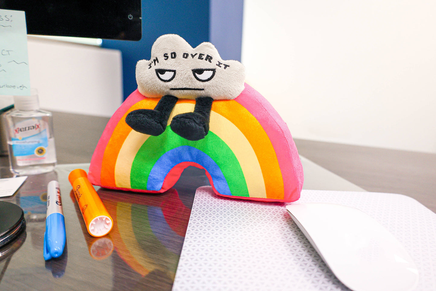 Rainbow Snarky Plushie, Great Gift