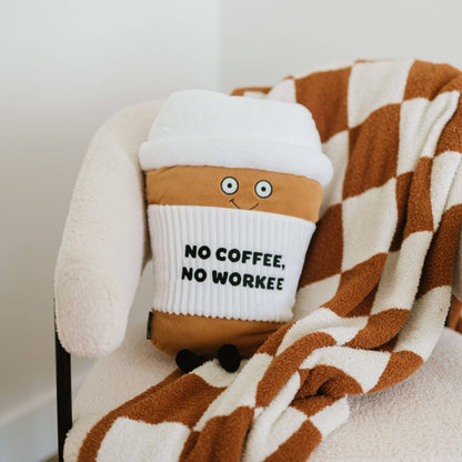 HUGE Coffee Pillow Plushie