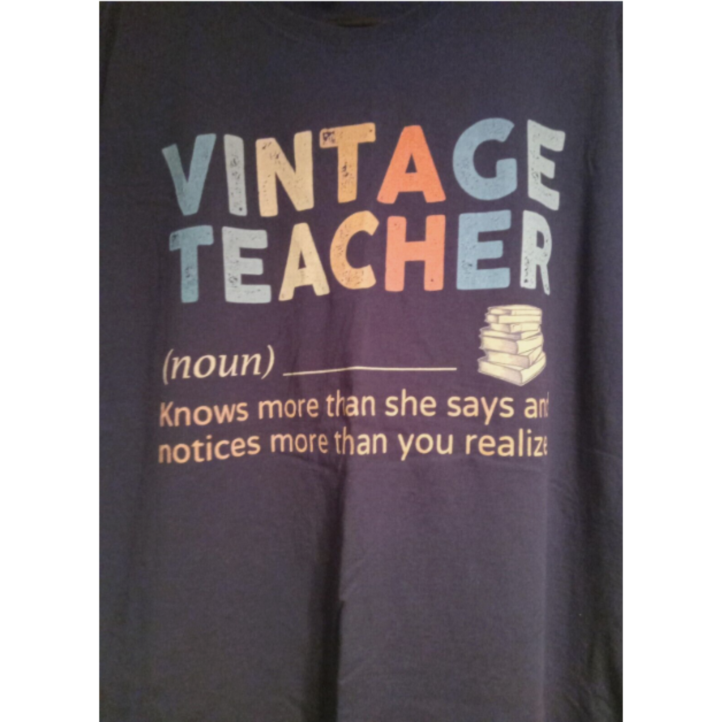 Vintage teacher t-shirt