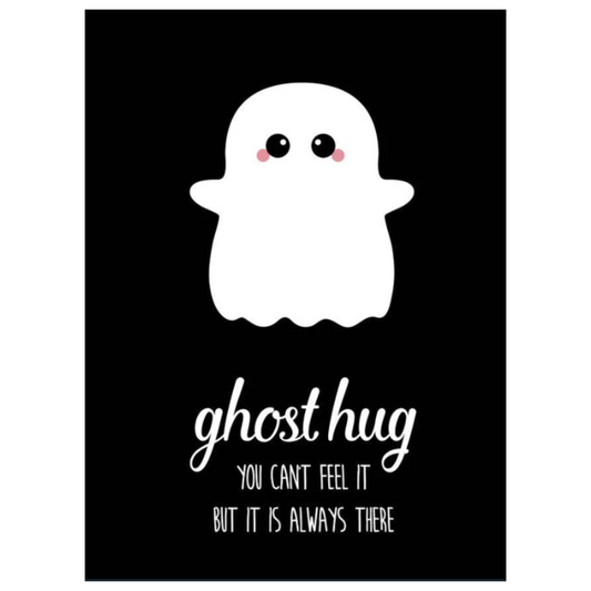Ghost hug Postcard