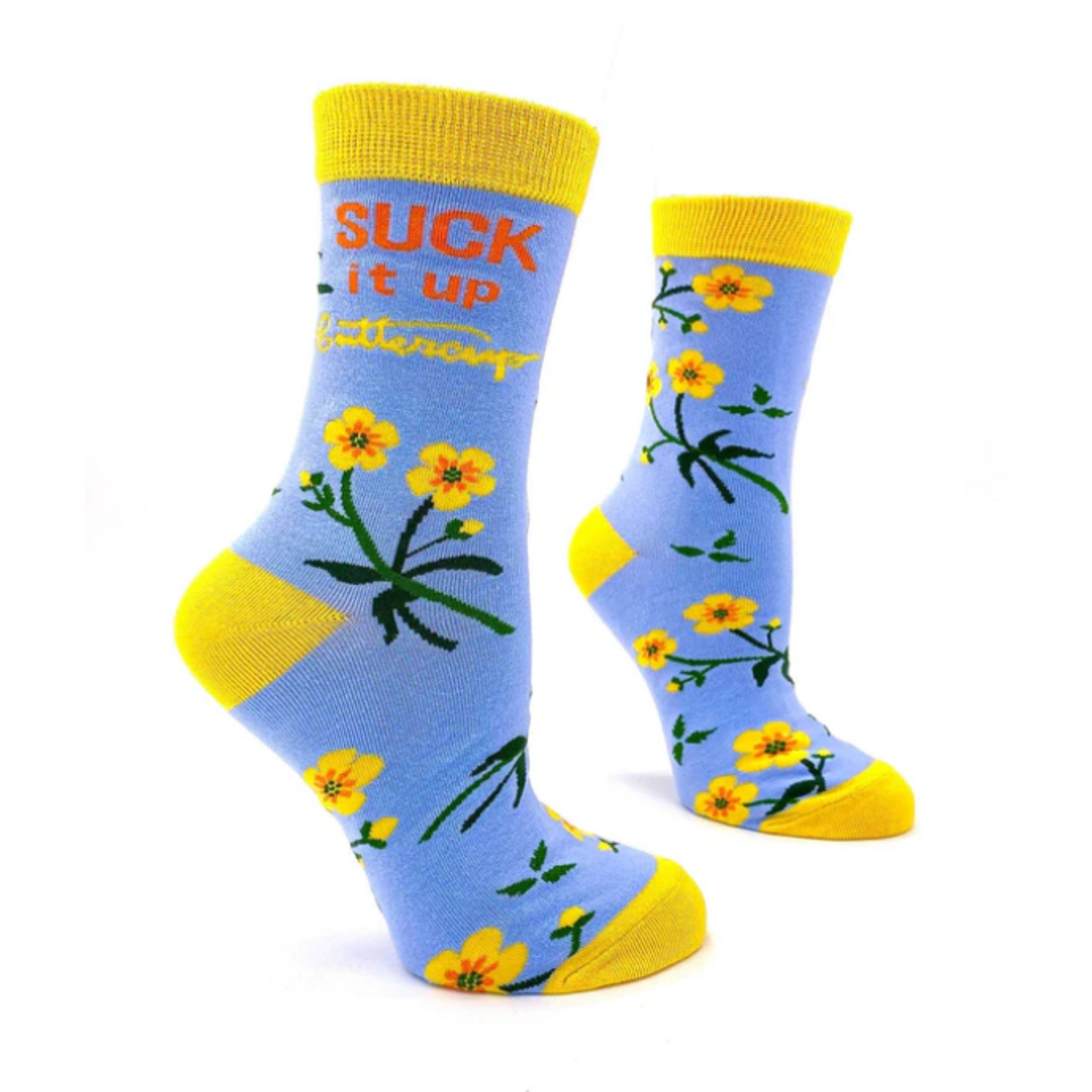 Suck It Up Buttercup Women's Crew Socks