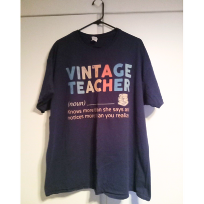 Vintage teacher t-shirt