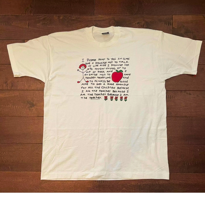 Vintage I am the teacher t-shirt