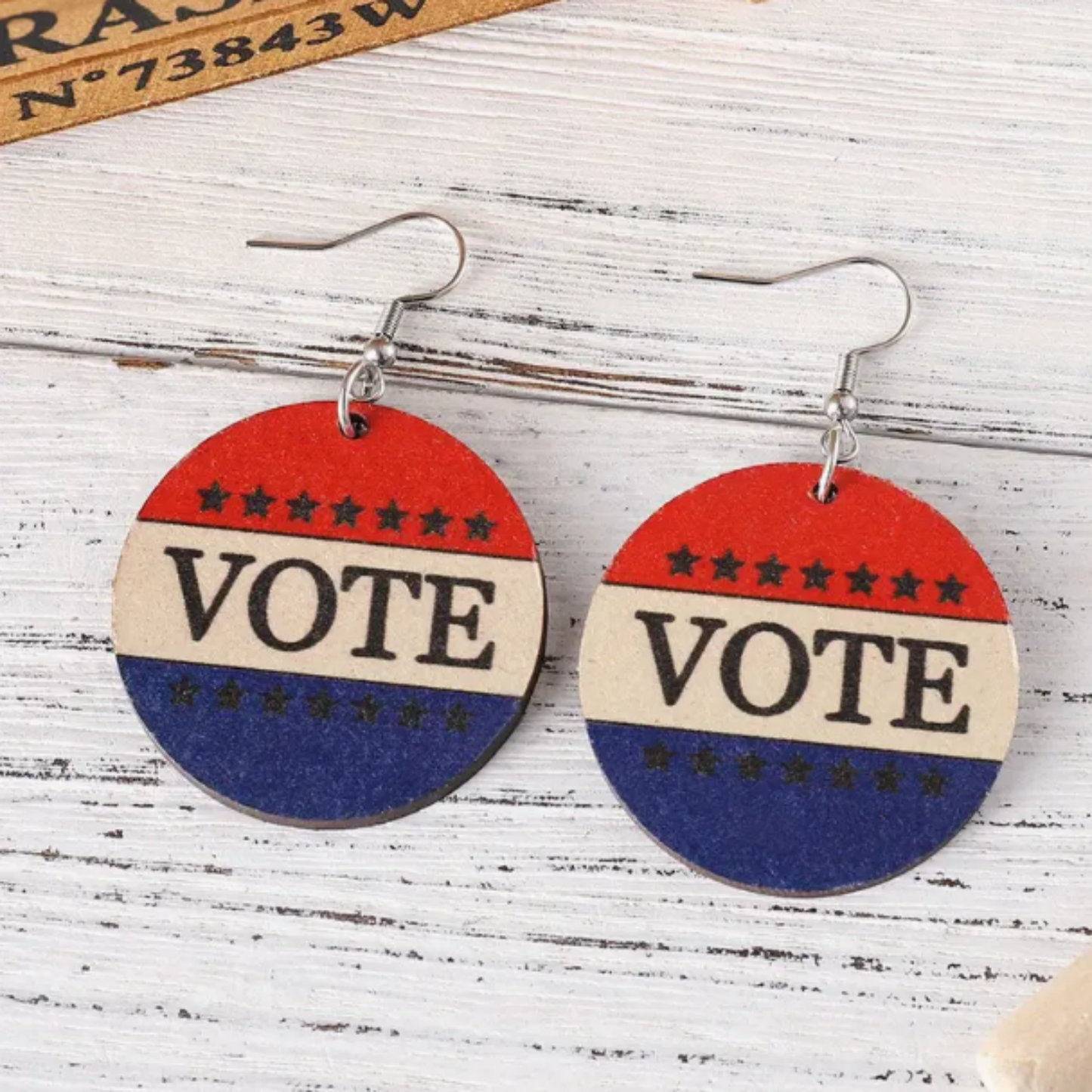 VOTE earrings