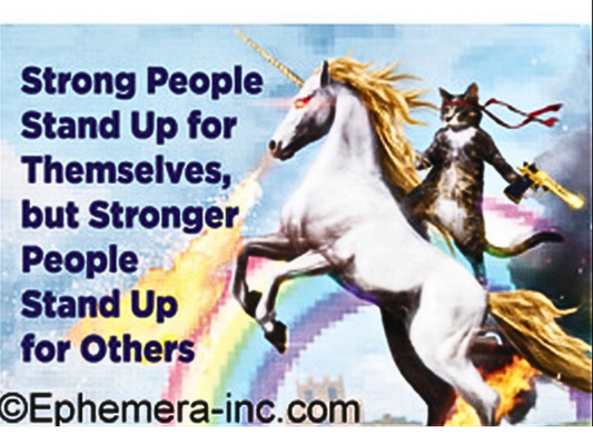 Magnet: Strong People Stand Up for Themselves,