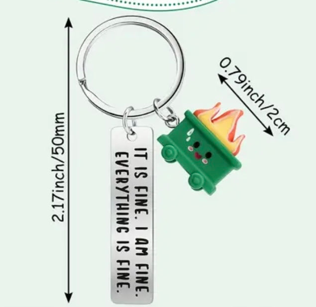 It’s Fine Keychain