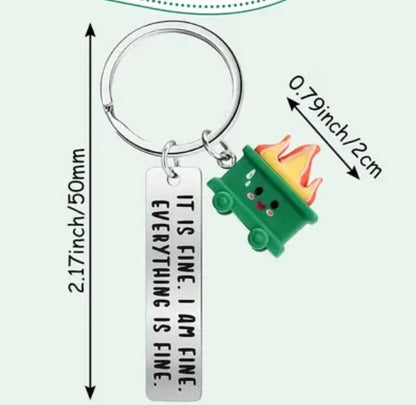 It’s Fine Keychain