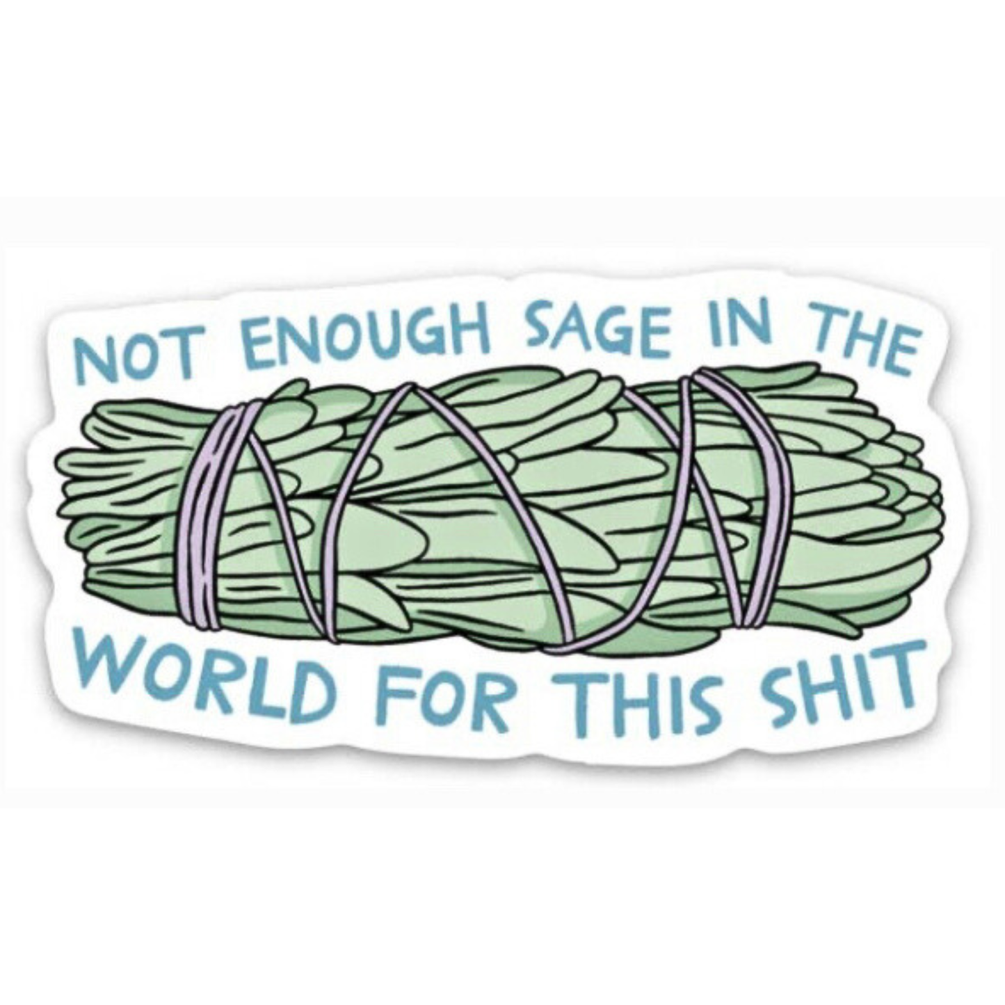 Sage Die Cut Sticker
