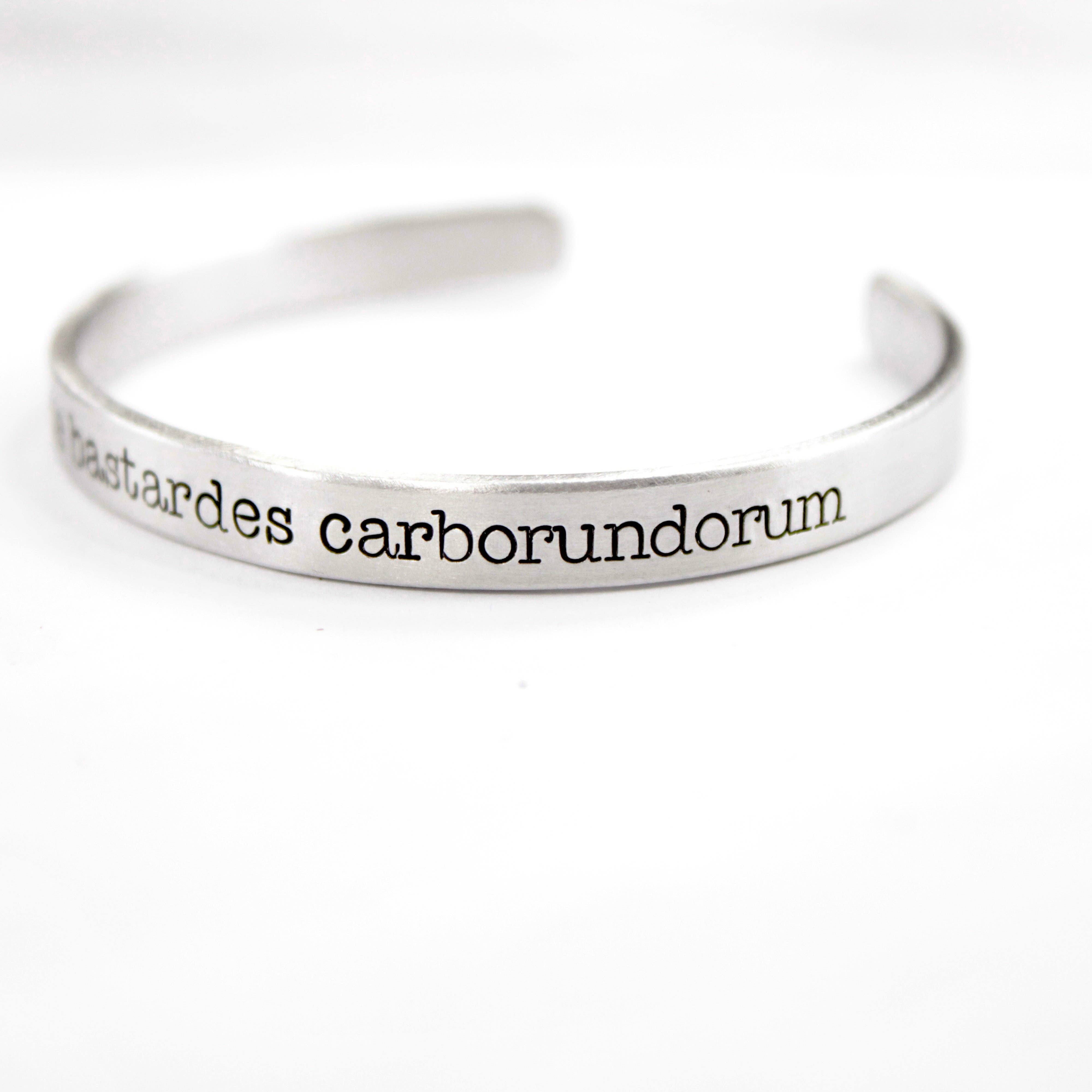 "Nolite Te Bastardes Carborundorum" Cuff Bracelet – TeacherMisery