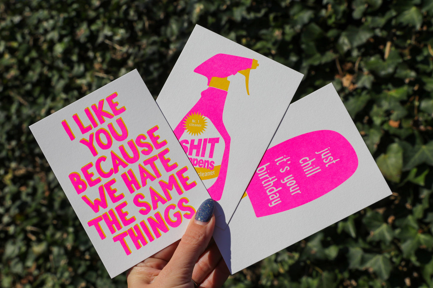 I Like you because we hate the same things Postcard