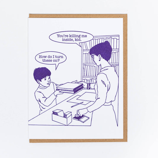 Librarian Greeting Card