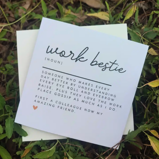 Work Bestie Card