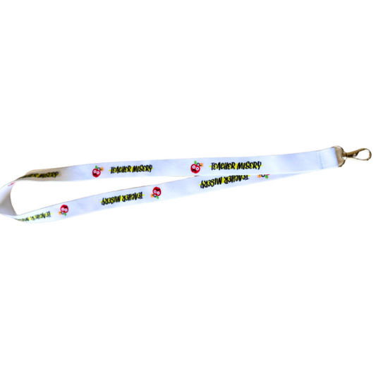 Teacher Misery Lanyard